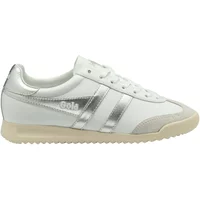 Lace-up leather sneakers for women Gola Torpedo Mirror