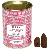 Reflux backflow incense cones rose Goloka
