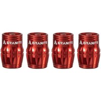 Velo Store - UK Valve caps Granite Design CNC Schrader/Demonte Obus Juicy Nipples (x4) | Extra 10% off with Subscription, Postage £16.79 to UK Fedex.