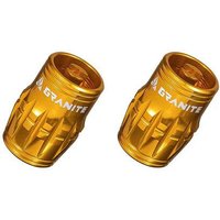 Velo Store - UK Valve caps Granite Design CNC Schrader/Demonte Obus Juicy Nipples (x2) | Extra 10% off with Subscription, Postage £16.79 to UK Fedex.