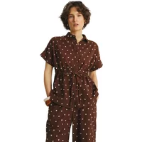 Bluse mit kontrastierenden Punkten Damen Greenpoint