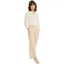 Women's Relaxed Fit Elastic Waist Trousers Greenpoint Regular March