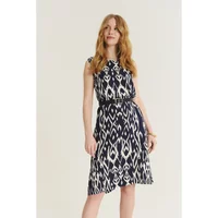 Bedrucktes Kleid, Damen Greenpoint Regular April