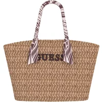 Women's straw beach bag Guess