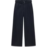 Mädchen weit geschnittene Hose Guess pinstripe