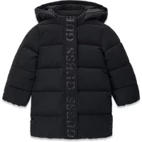 Lange Mädchen Steppjacke mit Kapuze Guess