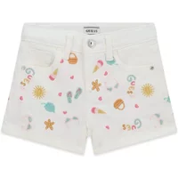 Girl's denim shorts Guess Bull Embr