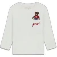 Embroidered logo long sleeve T-shirt for kids Guess