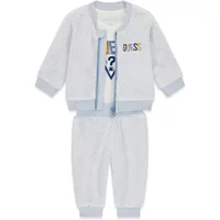Baby Boy Long Sleeve Zip-Up Set Guess