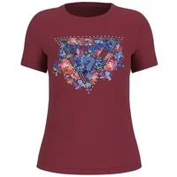 T-shirt round neck woman Guess Peony Triangle