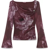 Damenbluse mit asymmetrischem Kragen Guess Zabina