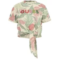 Women's crop T-shirt Guess CN Script