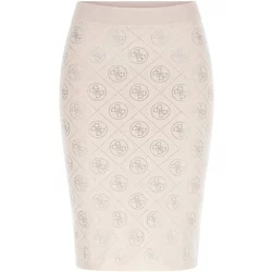 Women's Skirt Guess Rhinestones 4G