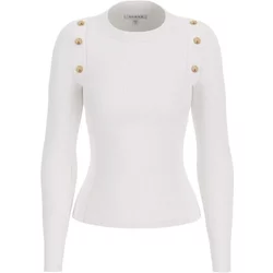 Buttoned Sweater For Women Guess Logo Vonn