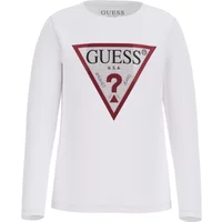 Girl's long sleeve T-shirt Guess pure white 4