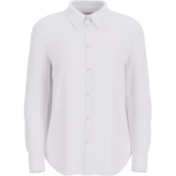 Long Sleeve Shirt With Embroidered Logo For Women Guess
