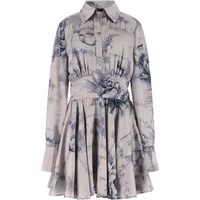 Schwingendes Kleid mit langen Ärmeln für Damen Guess Concetta Flare