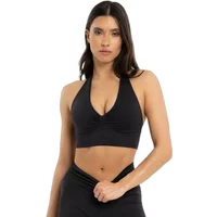 halter Sports bra Gym Glamour Seamless open back