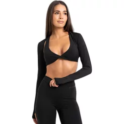 Long Sleeve Top For Women Gym Glamour Shrug Glow