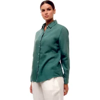 Damen langärmlige Leinenbluse Haris Cotton Essentials