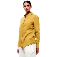 Damen langärmlige Leinenbluse Haris Cotton Essentials