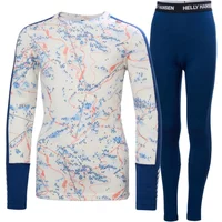 Child's base layer top and leggings set Helly Hansen Graphic Lifa image 2