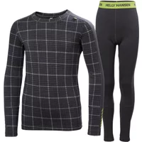 Child's base layer top and leggings set Helly Hansen Graphic Lifa image 2