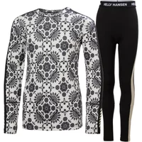 Child's base layer top and leggings set Helly Hansen Graphic Lifa image 2