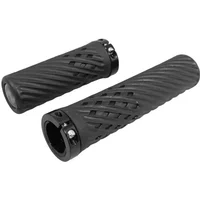 Velo Store - UK Pair of mountain bike handles with collar closure Herrmans luna lock | Extra 10% off with Subscription, Postage £16.79 to UK Fedex.