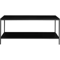 TV-tafel met 2 planken en zwarte poten House Nordic Vita