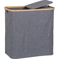 Bamboe en textiel wasmand House Nordic Noto Laundry