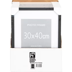 Set Of 7 Black And 8 Natural Mdf Frames House Nordic Marbella