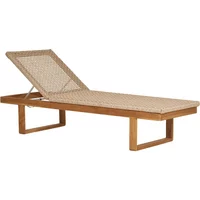 Teak/polyrotan ligstoel House Nordic Derby