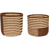 Storage basket Hubsch Interior Twine (x2)