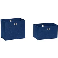 Square baskets Hubsch Interior Felt (x2)