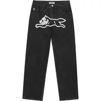 Jeans Icecream Spray Paint Dog Double Scoop