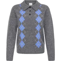 Women's long-sleeved polo shirt Ichi IHDasila