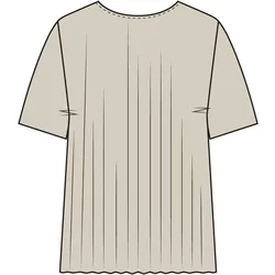 Pleated Women's T-Shirt Ichi Mikala