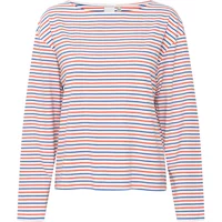 Women's long-sleeved boat-neck T-shirt Ichi Mira