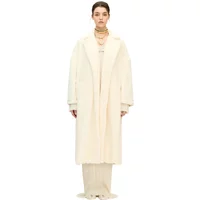 Long sherpa coat for women Ikikiz