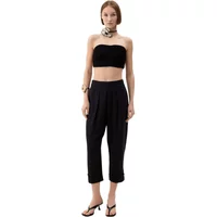 Women’s pleated linen trousers Ikikiz