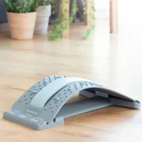 Lumbar stretching support with pressure and magnetic points InnovaGoods Lumport image 2