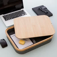Draagbaar bureau met dienblad InnovaGoods Larage