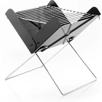 Mini draagbare vouwbarbecue voor houtskool InnovaGoods Foldecue