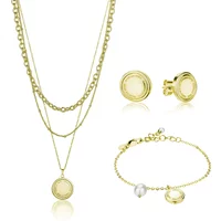 Set aus Halskette, Armband und Damenohrringen Isabella Ford Alyssa