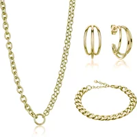 Set aus Halskette, Armband und Damenohrringen Isabella Ford Chelou