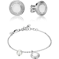 Set aus Halskette und Ohrringen für Frauen Isabella Ford Sabrina