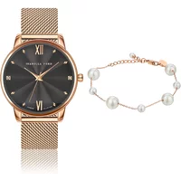 Damenarmbanduhr und Armband Isabella Ford Coco