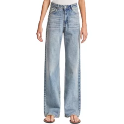 Women's High-Waisted Straight Jeans It's Basic Emma