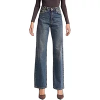 Hochtaillierte Straight Jeans Damen It's Basic Emma